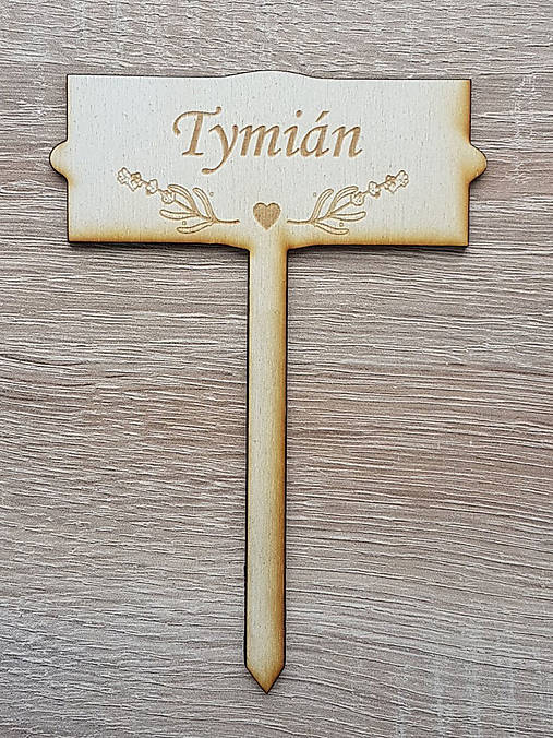 Dekorácie - Zapich do byliniek Tymián - 13770162_