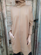 Mikiny - × roláková mikina CAMEL × - 13770123_