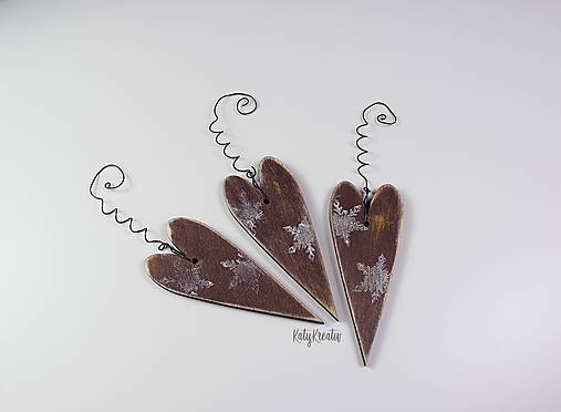 Dekorácie - Sada srdiečok - 13775296_