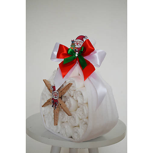 Plienková torta Vianočný batôžtek  (x)