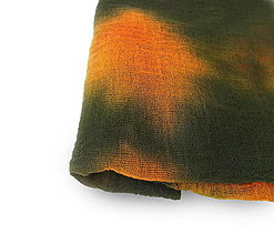 Šály a nákrčníky - "burned orange" bavlnený šál  skladom:-) - 13776085_