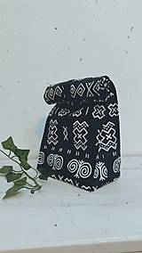 Úžitkový textil - Vrecko,vrecúško na desiatu ,,ČIERNE  Čičmany - 13778958_