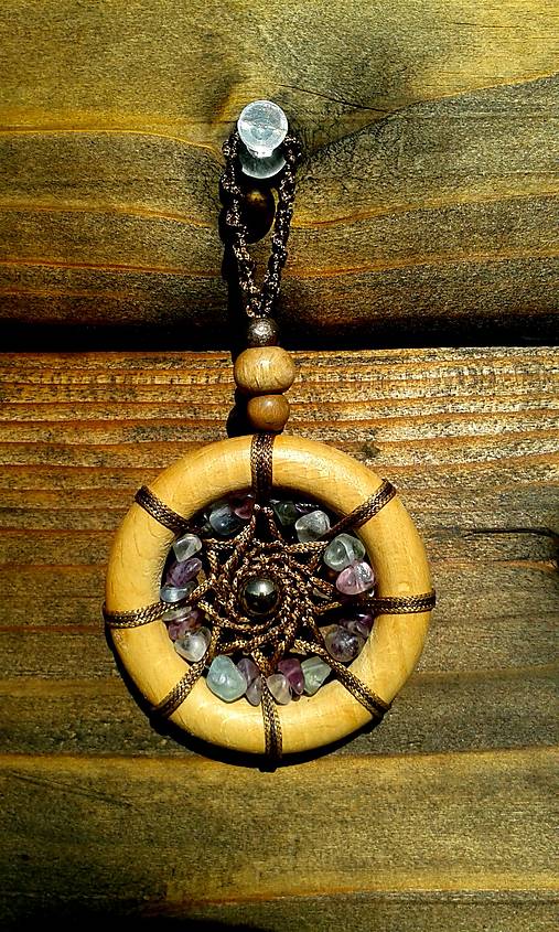 Iné doplnky - Wood mandala podpory vlastnej energie - 13778267_