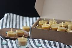 Svietidlá a sviečky - Čajové sviečky 36kusov - bezobalové - 13780043_