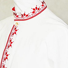 Pánske oblečenie - Košeľa Detva (Červená) - 13781104_