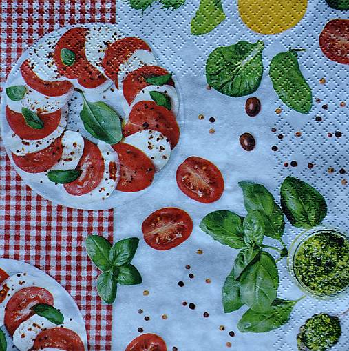 Papier - servítka Caprese - 13780662_