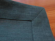 Úžitkový textil - Green ľanový obrúsok - 13787401_