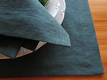 Úžitkový textil - Green ľanový obrúsok - 13787409_