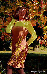 Šaty - Dámske šaty šité, batikované, maľované MAKOVIČKY - 13785349_