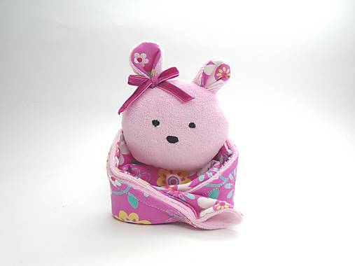 Hračky - RECY-UPCY mojkadlá pre najmenších (Medvedík ružový) - 13787162_