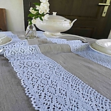 Úžitkový textil - Ľanová štóla Scarlet - 13785751_