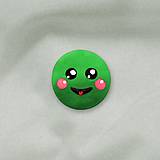 Brošne - Úsmev na perách a na triku - brošňa - 13785100_