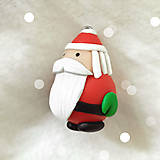 Dekorácie - Vianočná guľa a lá gulička (Santa) - 13787073_