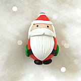 Dekorácie - Vianočná guľa a lá gulička (Santa) - 13787078_