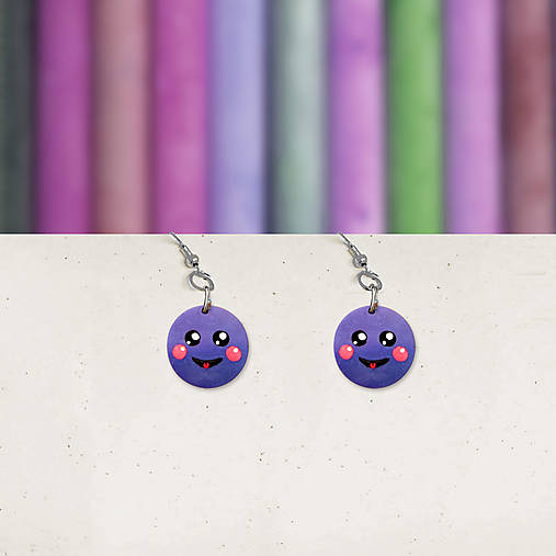 Náušnice - Úsmev na perách aj na ušiach - náušnice - 13785098_