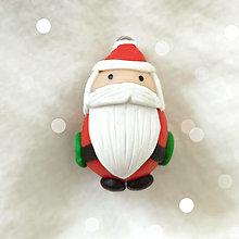 Dekorácie - Vianočná guľa a lá gulička (Santa) - 13787078_
