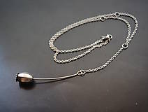 Náhrdelníky - Nerezový náhrdelník  makovička - 13791952_