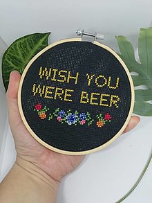 Dekorácie - "Wish you were beer" - 13791766_