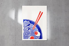 Grafika - Ramen Swim (Limited Edition) Risograph print - 13792584_