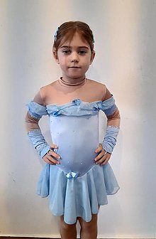 Detské oblečenie - Šaty na krasokorčuľovanie - 13794163_