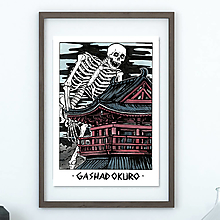 Obrazy - Gashadokuro - art print - tlač A4 - 13794218_