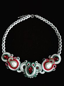 Náhrdelníky - Šujtášový náhrdelník - 13794799_