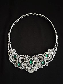 Náhrdelníky - Šujtášový náhrdelník - 13795162_