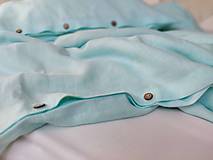 Úžitkový textil - Ľanové obliečky Simply Fresh Mint - 13796572_