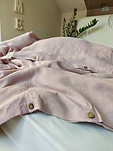 Úžitkový textil - Ľanové obliečky Simply Fresh Pink - 13796667_