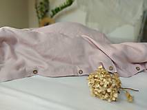 Úžitkový textil - Ľanové obliečky Simply Fresh Pink - 13796668_