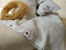 Úžitkový textil - Ľanové obliečky Simply Fresh White - 13796704_
