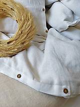 Úžitkový textil - Ľanové obliečky Simply Fresh White - 13796706_