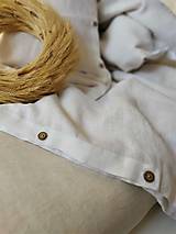 Úžitkový textil - Ľanové obliečky Simply Fresh White - 13796707_