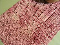 Úžitkový textil - Háčkovaná dečka obdĺžníková 3 - 13796405_