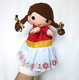 Hračky - Maňuška folk dievčinka (na objednávku) - 13799119_