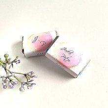 Darčeky pre svadobčanov - Svadobné mini čokoládky - novinka (Vzor1) - 13799287_