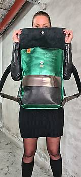 Batohy - COSMIC kožený ruksak - 13801713_