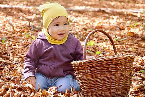 Detské súpravy - Jarný set Bavlna / Ľan -natural s iniciálkou - 13797883_