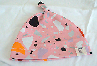 Čiapky, čelenky, klobúky - Baby čiapočka (Ružový fliačik) - 13800112_