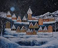 Obrazy - Na dedinu sype sneh 2 (recy) - 13804594_