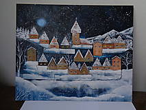 Obrazy - Na dedinu sype sneh 2 (recy) - 13804601_