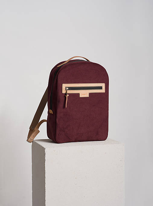  - Backpack Velvet bordo - 13804615_