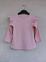Detské oblečenie - Tričko z rebrovaného úpletu č 98 - 13802402_