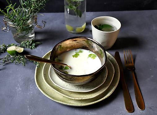 miska müsli, bowl kovová