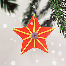 Dekorácie - (nielen) vianočná hviezda (nielen) na stromček - 13802634_