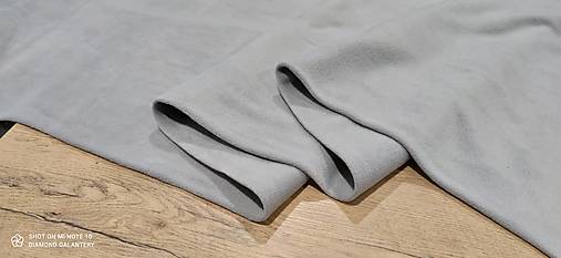 Textil - Flis - cena za 10 cm (Svetlá šedá) - 13805991_