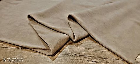 Textil - Flis - cena za 10 cm (Piesková) - 13805963_