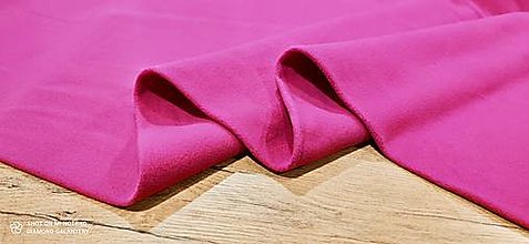 Textil - Flis - cena za 10 cm (Fuchsia) - 13805971_