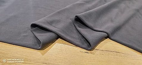 Textil - Flis - cena za 10 cm (Šedá) - 13805972_