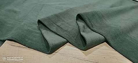 Textil - Flis - cena za 10 cm (Zelená) - 13805984_